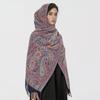 Shawl Warm Winter Scarf Hijab Women Print Paisley Cashmere Pashmina Thick Wrap Head Neck Foulard Luxury  Blanket Echarpe