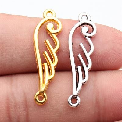 Little Angel Wing Connectors Heavenly Antique Bronze Zinc Alloy Jewelry Making Connect Pendants Style End Connectors