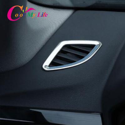 Color My Life – autocollant chromé pour couvercle de ventilation avant de voiture, autocollant de climatisation pour BMW X1 F48 2016
