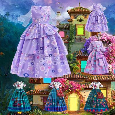 Abito da Principessa Encanto per Bambine - Stile Europeo e Americano Abito Cosplay