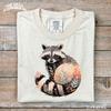 Vintage Raccoon Shirt Raccoon Lover Gift Botanical Woodland Animal Tee Cottagecore Nature Graphic T-shirt For Men Women