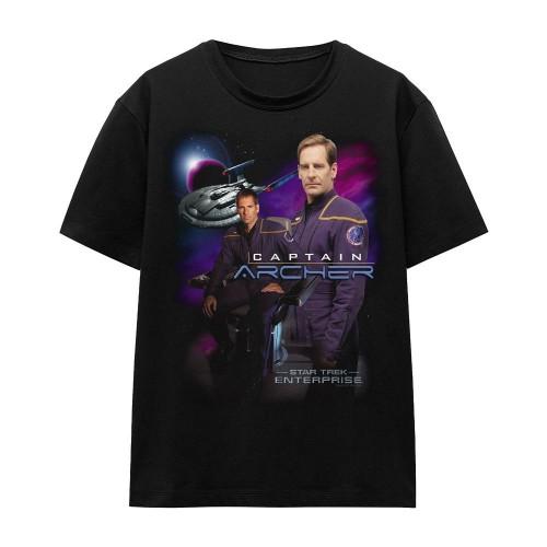 STAR TREK Unisex Adult Captain Archer T-Shirt