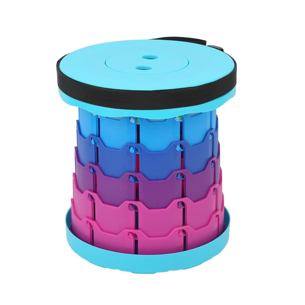 Portable Telescoping Stool Retractable Colored Lightweight Collapsible Chair for Camping Garden Fishing Hiking Travel