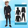 Ayoub Boys' 5-Piece Quick-Dry Compression Sportswear Set
