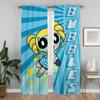Eleganckie zasłony do salonu The Powerpuff Girls Dekoracja Halloween Zasłony kuchenne 2 sztuki Rolety okienne