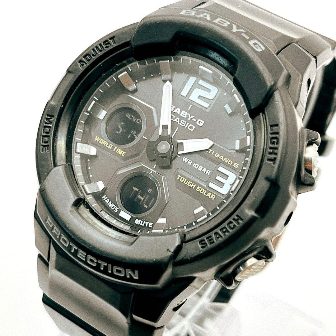 CASIO BABY-G BGA-2300B Radio Solar Ladies Watch Black