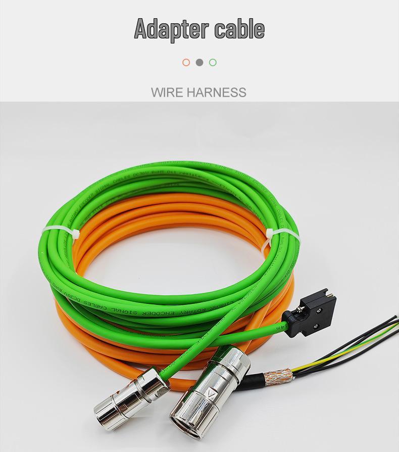 Siemens V90 Motor Cable with Power, Encoder, and Brake Functions