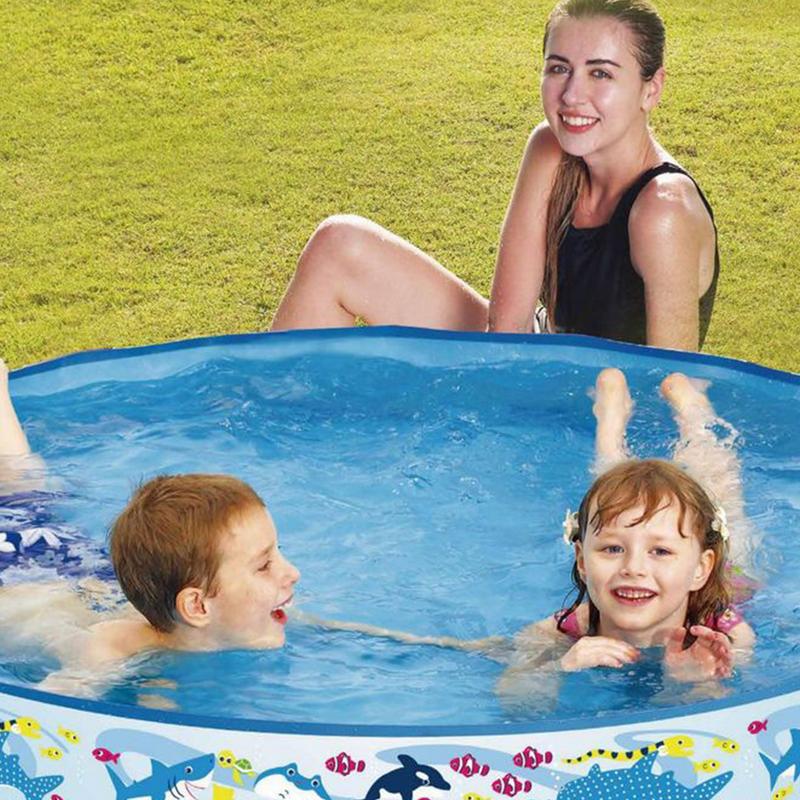

Foldable Pet Dogs Bathing Tub Swimming Pool For Dogs Pet Indoor Outdoor Summer Cool Bath Wash Bathtub Pet Accessories 120x120x25cm