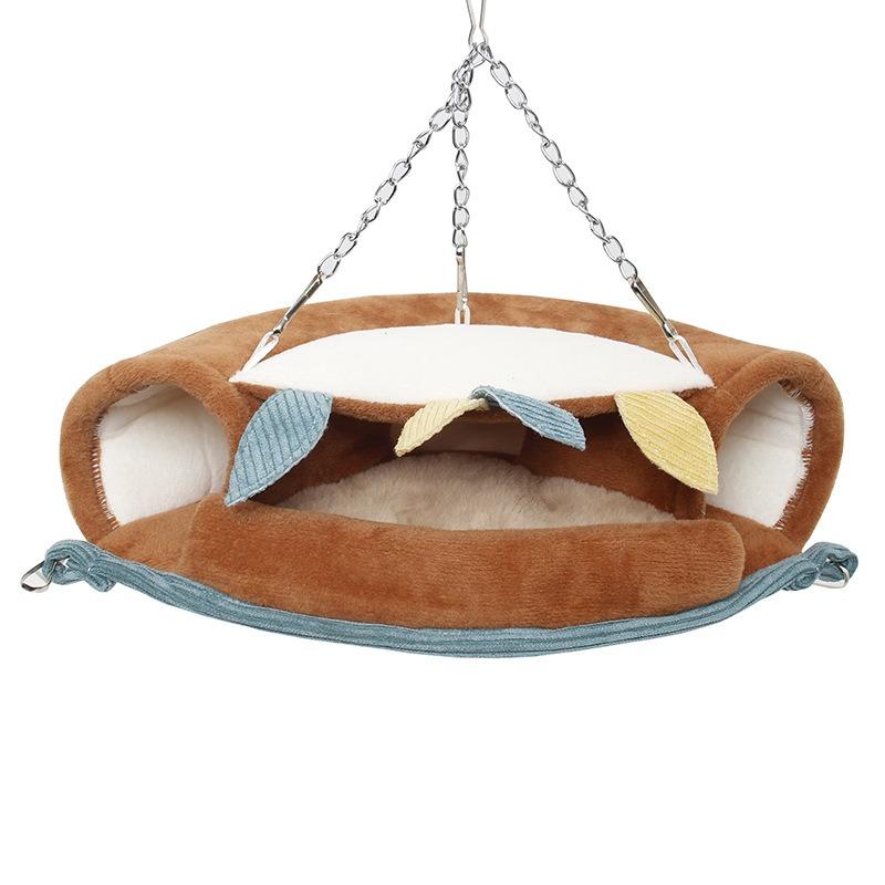 Small Pet Cage Rat Hammock Rodent Bed Cage Hamster House Accessories Guinea Pig Ferret Cotton Nest Sleeping Rabbit Supplies