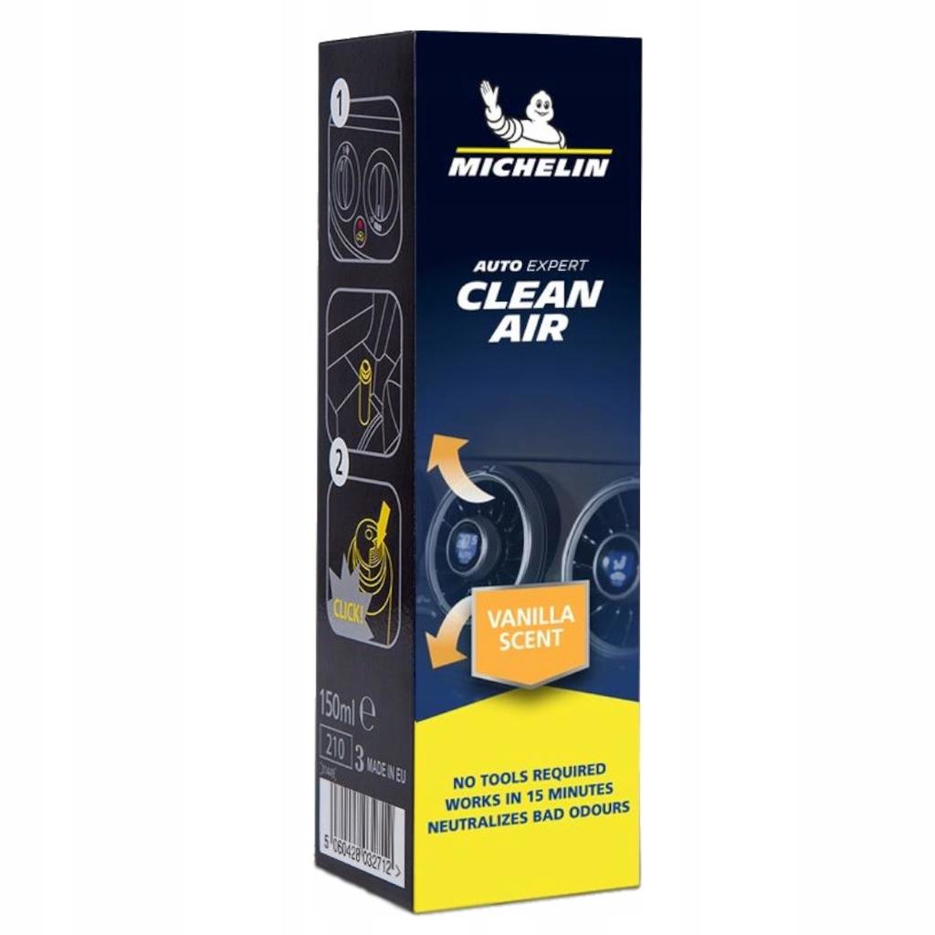 Czyszczenie Odgrzybianie Klimatyzacji Michelin Zapach Vanila Scent 150 Ml