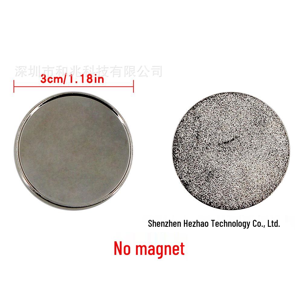 Clip de chapeau de golf avec marqueur de balle magnétique rond de 25 mm