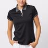 Adidas Club Comfortable Soft Skin-Friendly Short Sleeve Polo Shirt Women Tops Black DW8688