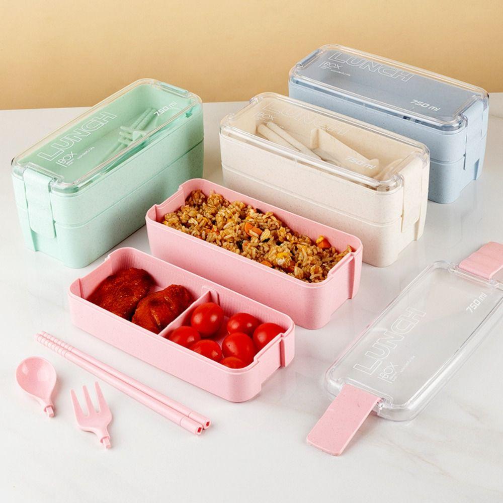 Microwave Bento Box Wheat Straw Lunch Containers New Lunch Box