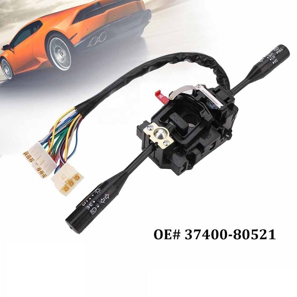 Replacement Turn Signal Indicator Switch Steering Column Control Combination On Off for 37400-80521 3740080521 1985-1995