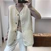 Women's 2023 Autumn/Winter Faux Fur Sleeveless Jacket - Korean Style Loose Fit Trend
