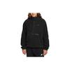 Nike Solid Color Zip-Up Hoodie With Print Lettering Men Hoodie Black DX0525-010