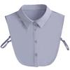 Perfect Match Women Business Fake Collar Girls Lapel Half Shirt Detachable Collar Formal Suit Lapel False Collar Removable Half Shirt Fuax Col