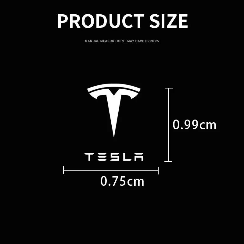 Bilklistermärke 2025 Ny Tesla Bilfönsterglas Lyftknapp Klistermärke Rattdekaler För Tesla Model 3 Model S Model X Roadster