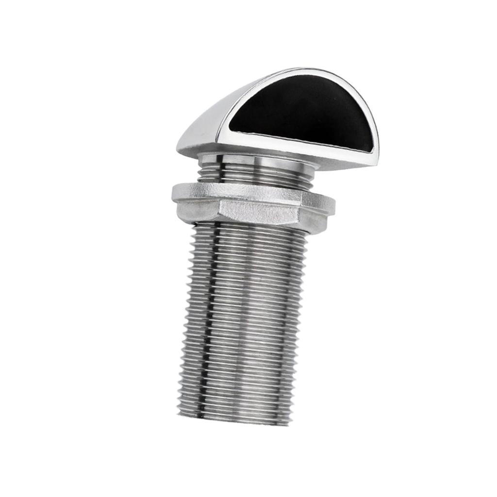 Thru-hull Valves Rsv 316 Stainless Steel Marine Spare Parts Boat Drain Outlet Durable Straight Boats Ships Thru-hull Connection
