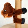 Cute Horse Mini Pendant Keychian Plush Toy Kawaii Lifelike Animal Simulation Stuffed Doll Bag Decor Friend Kid Birthday Gift