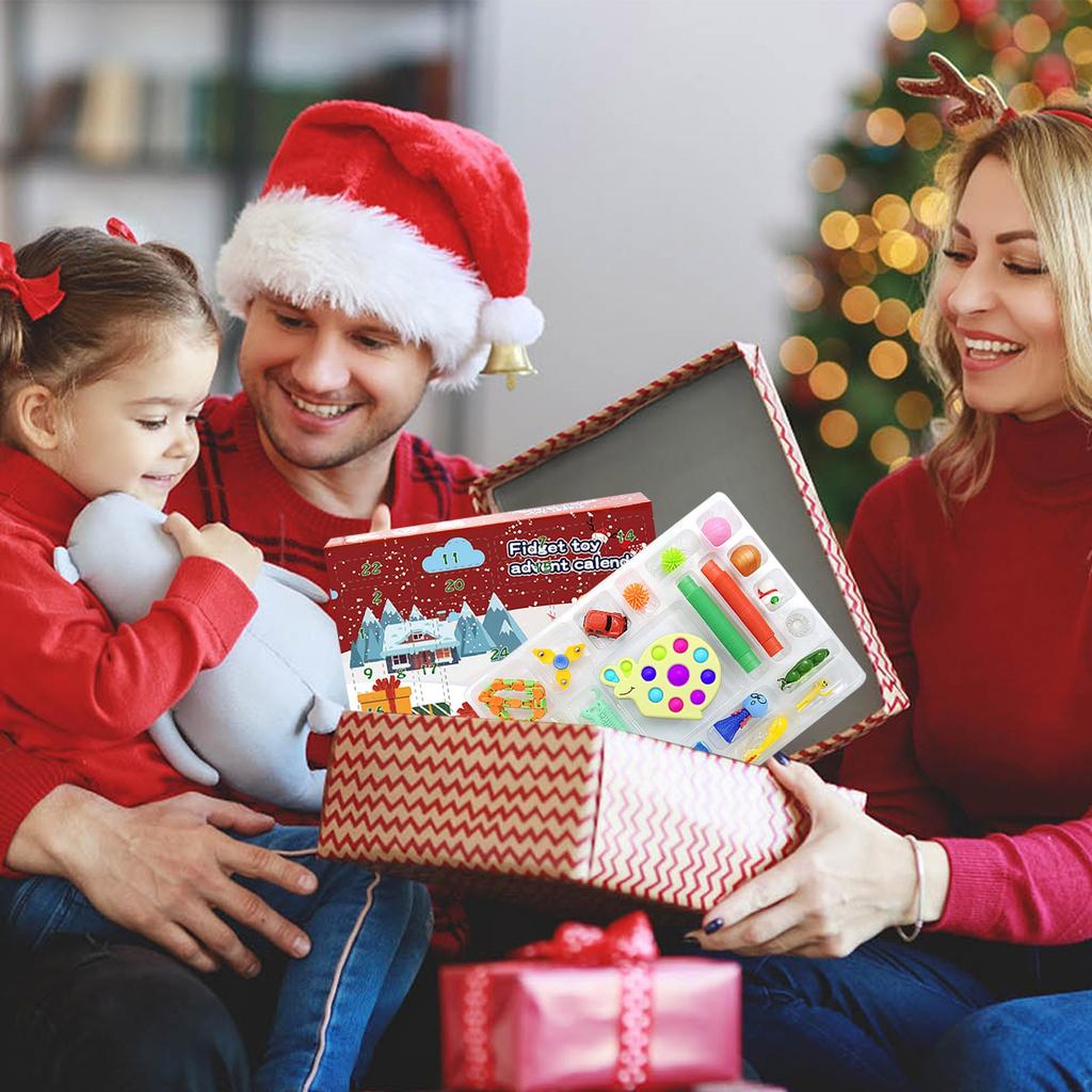 Christmas Countdown Calendar 24 Days For Children And Adults To Ease Anxiety  Toys