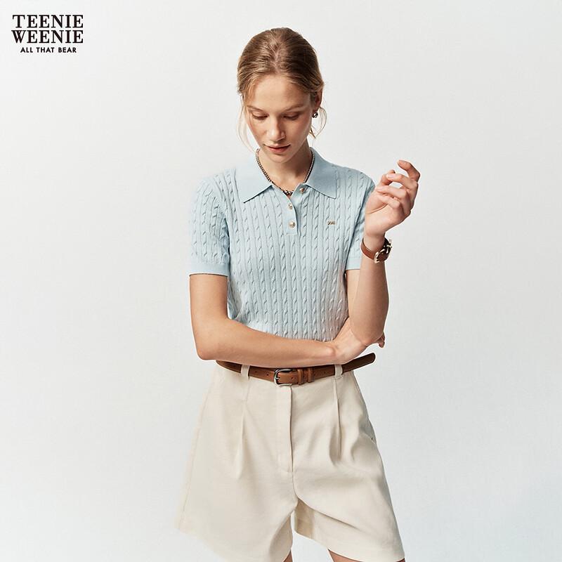 Teenie Weenie Women's Polo Collar Knit Sweater
