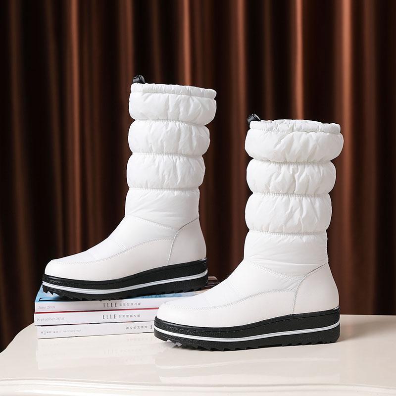 Women's snow boots winter warm and comfortable non-slip long-staple shoes large size casual cotton shoes