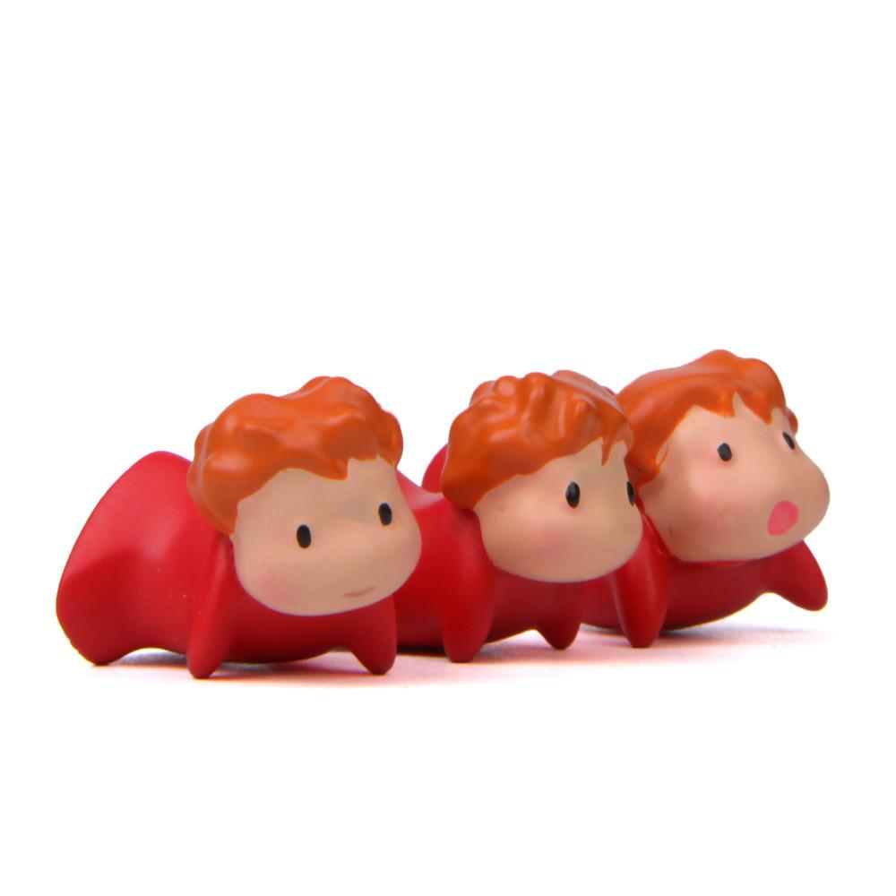 Ponyo Resin Figurine Toy Ornament For Plant Arrangements And Home Office Decor