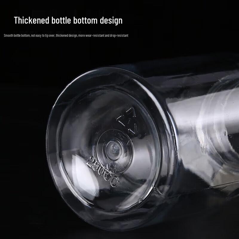 Thickened Transparent Plastic Sample and Dispensing Bottle
