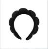 2024 Fashion Sponge Headband for Women Girls Puffy Hair Band Makeup Bubble Retro Terry Cloth Headbands Hair Accessories Headwear
