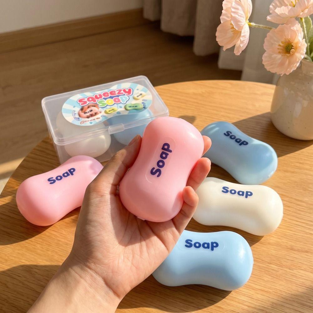 Sensory Fidget Soap Ball Squishy Wax Coating Crunchy Fidget Toy  Children Gifts