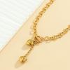 Thick Chain with Heart Pendant Tassels Necklace for Women Trendy Ladies Accessories On the Neck 2026 Fashion Jewelry Female Gift