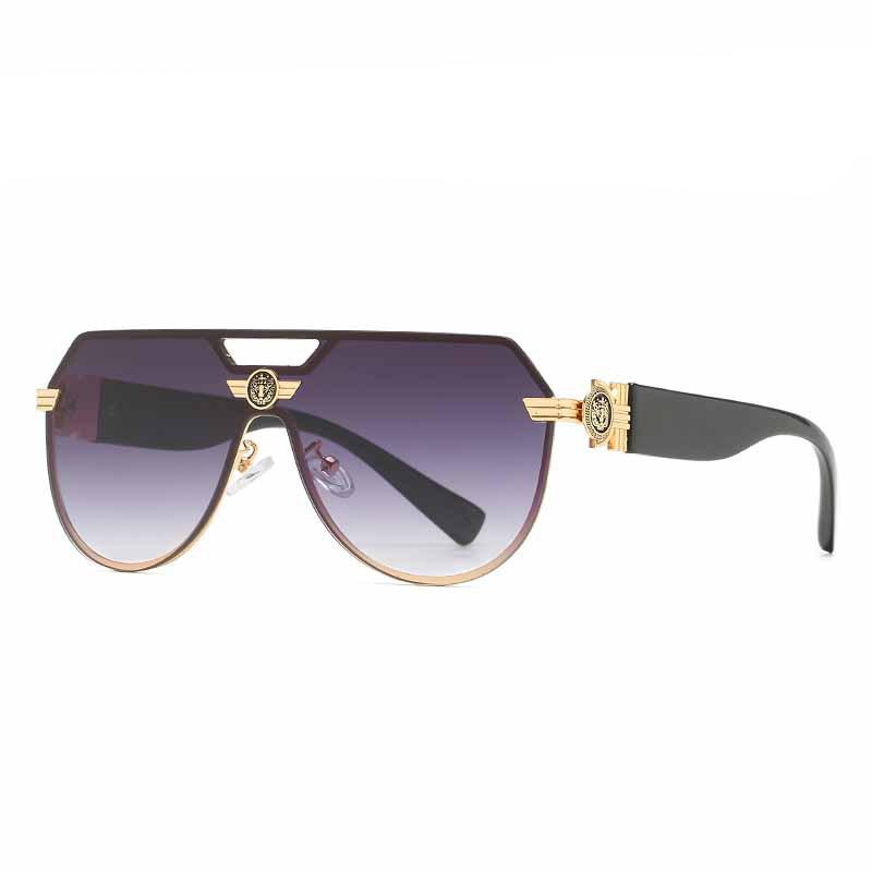 Creative Homewares Women's Classic Fashion Rimless Pilot Sunglasses Men Luxury Brand Designer Vintage Gradient Lens Travel Driving Sun Glasses Uv400 Cm