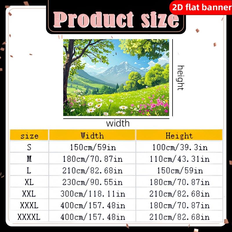 2D Party Background Cloth Decorative Banner Embracing Spring Suitable for Various Festivals, Weddings, and Outdoor Activities