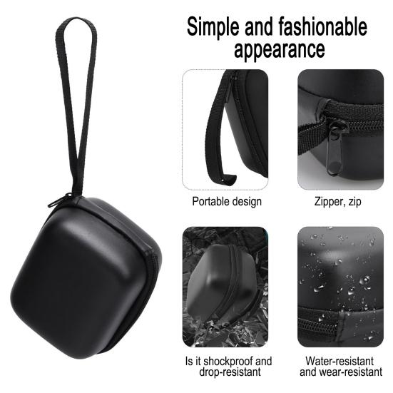 Hard Carrying Case Portable Shockproof Waterproof Case Compatible with Batteries Protective Storage Box for Bitzee Virtual Digital