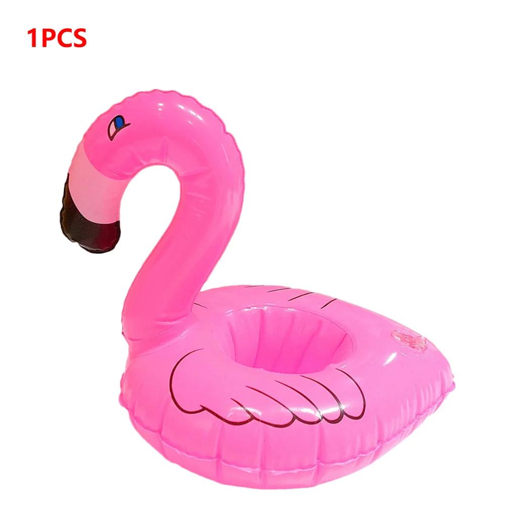 

1-30PCS Float Inflatable Flamingo Drink Cup Holder Party Decor Water Cup Holder Swimming Pool Toys Beach Inflatables Party Decor