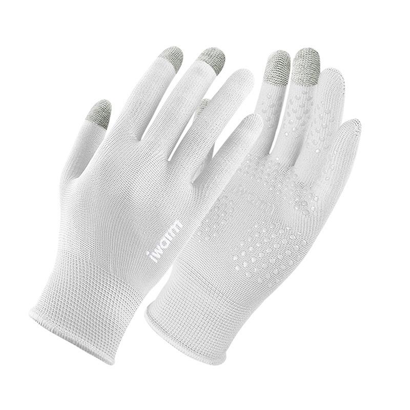 1 Paar Anti-Ultraviolett Outdoor-Sport Laufen Handschuh Warm Touchscreen Fitnessstudio Fitness Vollfingerhandschuh Unisex Gestrickte Handschuhe