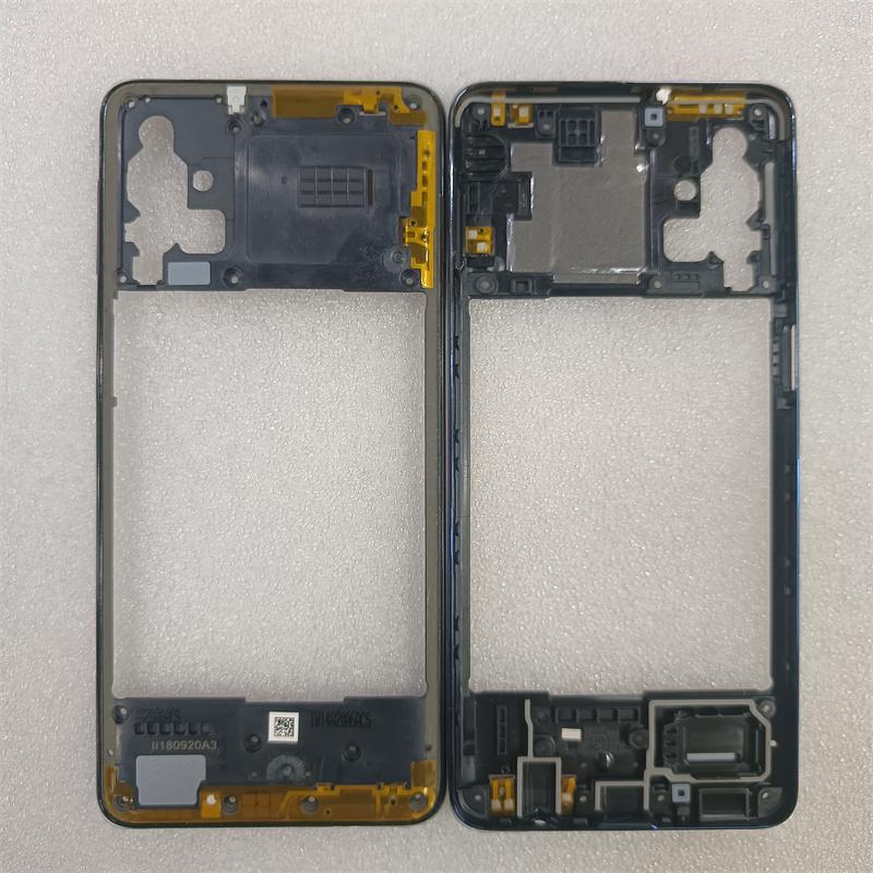 Für Samsung Galaxy M31S 5G M317F Handygehäuse Mittelrahmen+Akku Rückseite Hülle Panel Deckel Hinten +Kameraobjektiv Reparaturteile