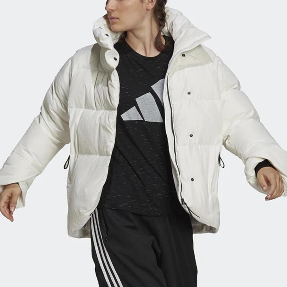 (WMNS) adidas Big Baffle Jacket Asia Sizing 'White' Women's GT6542
