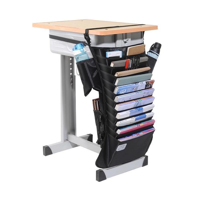Large Capacity Hanging Desk Book Bag for Students