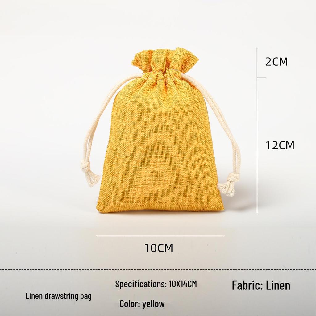 Custom Drawstring Wenwan, Cotton, Linen, or Rice Bag