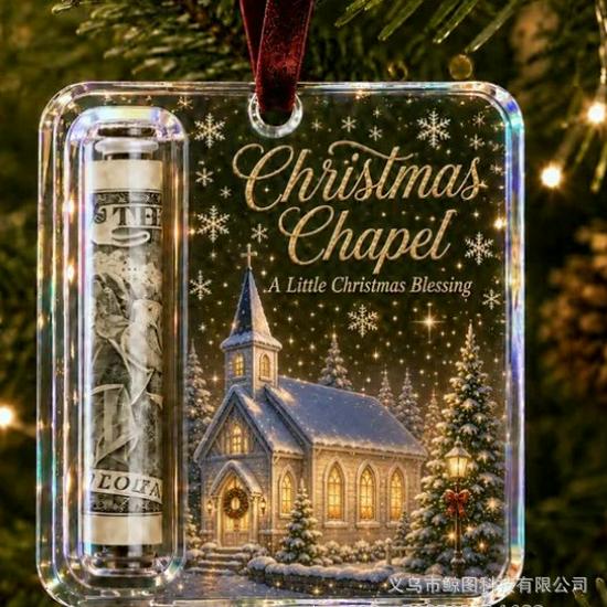 Holiday Cash Gift Holder Ornament