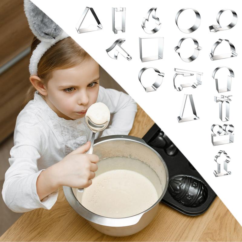 Cookie Cutter Shapes Stainless Steel Fondant Mold Fire Fighting Equipment Cookie Cutter Set Of 16 For Kids Adults Wedding