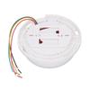 Natural Gas Detector ABS Ceiling Network Alert Sound and Light Alert Gas Alarm for Home Safe 12?28V