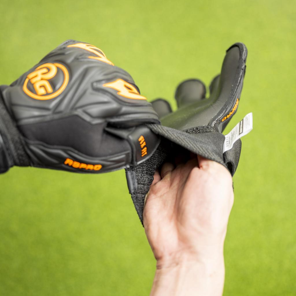 Äkta RG målvaktshandskar Aspro Black Out Japan Japansk modell 4 färger Aspro Black Out Contact Black (RG) (Gul, Nej. 10)