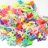100pcs Plastic Color A-Z Letter Charms Bead Mixed Single Alphabet Pendants for DIY Bracelet Earring Necklace Jewelry Accessories