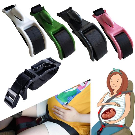 Pregnancy Seat Belt Regulator Easy To Install Adjustable Care Belt Adjuster Relieves Pressure Seat Safety Belt Adjuster