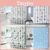 Peva Shower Curtain With Mold Proof Print Bathroom Divider For Family Use