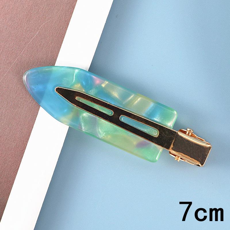 Japanese & Korean Style Seamless Metal Hairpin - Frosted Women's Bangs Side Clip