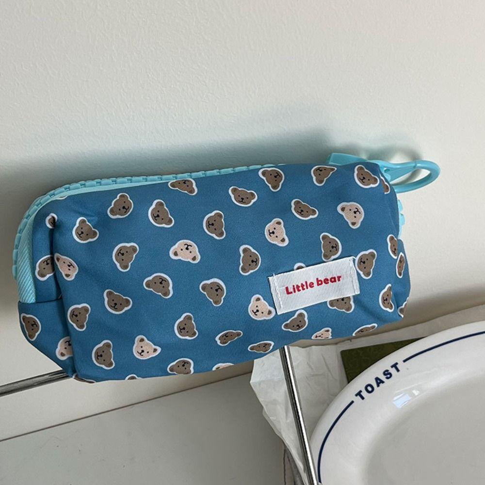 

Сумка для ручек большой емкости, большая дизайнерская коробка на молнии для ручек, органайзер для канцелярских принадлежностей с героями мультфильмов, студенческий подарок